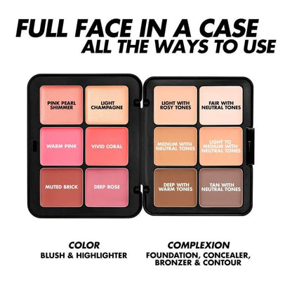 HD Skin Face Essentials Palette - Harmony 1 by Make Up For Ever | Multicolor Makeup Palette (0.9 oz) Avelisse