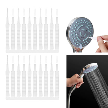 20 PCS Shower Head Cleaning Brush Set for Small Holes – Multifunctional Nozzle, Keyboard & Pore Cleaner