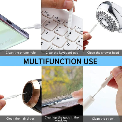 20 PCS Shower Head Cleaning Brush Set for Small Holes – Multifunctional Nozzle, Keyboard & Pore Cleaner