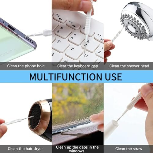 20 PCS Shower Head Cleaning Brush Set for Small Holes – Multifunctional Nozzle, Keyboard & Pore Cleaner - görsel 10