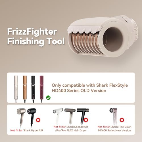 FrizzFighter Finishing Tool for Shark XSKHD4PA FlexStyle – Precision Styling Attachment Avelisse