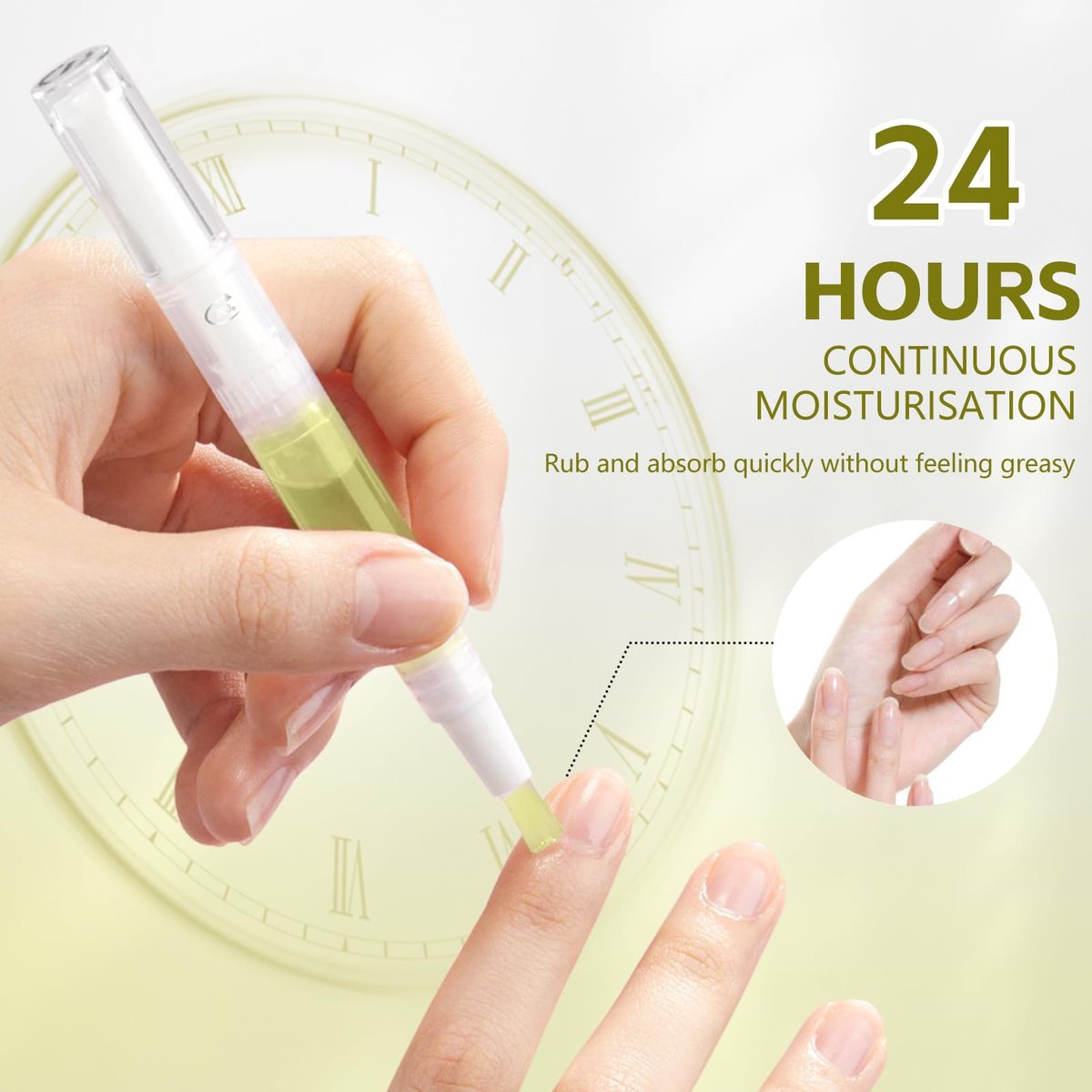 Nailz Nail Growth Pen Set - Radiant Nail Growth Oil, Cuticle Oil for Nails, Nail Strengthener, Moisturizing & Nourishing Pen for Finger Edge Manicure (4-Pack) Avelisse