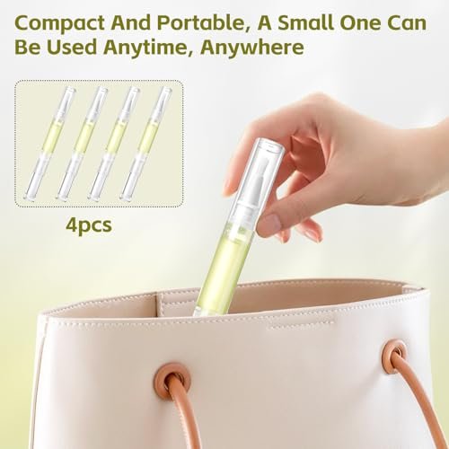 Nailz Nail Growth Pen Set - Radiant Nail Growth Oil, Cuticle Oil for Nails, Nail Strengthener, Moisturizing & Nourishing Pen for Finger Edge Manicure (4-Pack) Avelisse