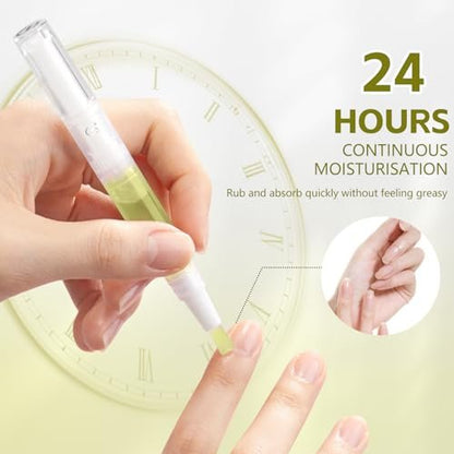 Nailz Nail Growth Pen Set - Radiant Nail Growth Oil, Cuticle Oil for Nails, Nail Strengthener, Moisturizing & Nourishing Pen for Finger Edge Manicure (4-Pack) Avelisse