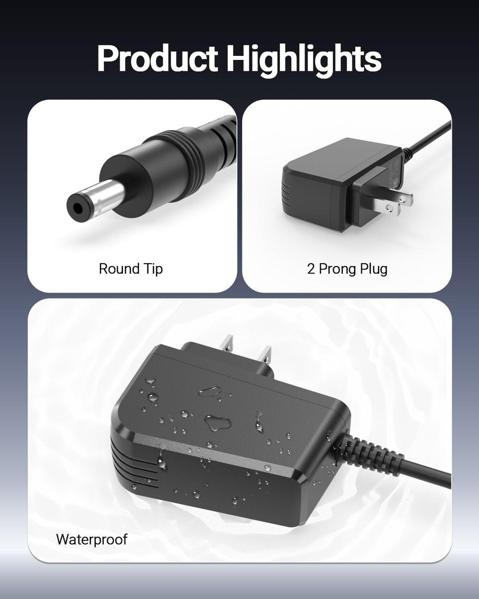 8V AC Charger for Philips Norelco Multigroom Series 3000 MG3750 MG3760 Shaver Power Cord Supply Adapter - görsel 5