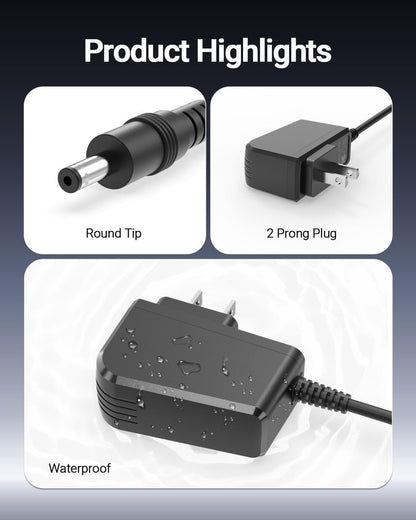 8V AC Charger for Philips Norelco Multigroom Series 3000 MG3750 MG3760 Shaver Power Cord Supply Adapter