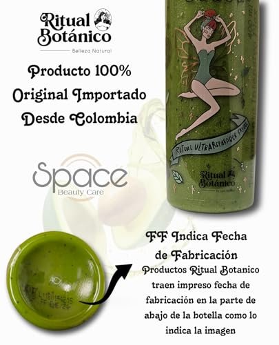 Ritual Botanico Ultra Reparador S.O.S Shampoo with Onion and Argan Oil – Intensive Plex Treatment with Banana & Avocado – Colombian Hair Care Kit (2-Pack, 13.5 Fl Oz Each) Avelisse