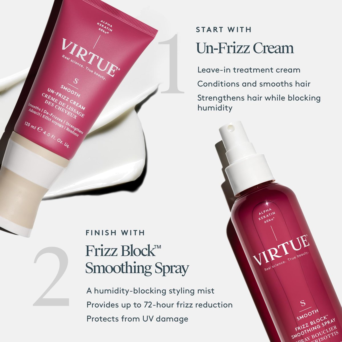 VIRTUE Smooth Frizz Block Spray - 2 Fl Oz Avelisse