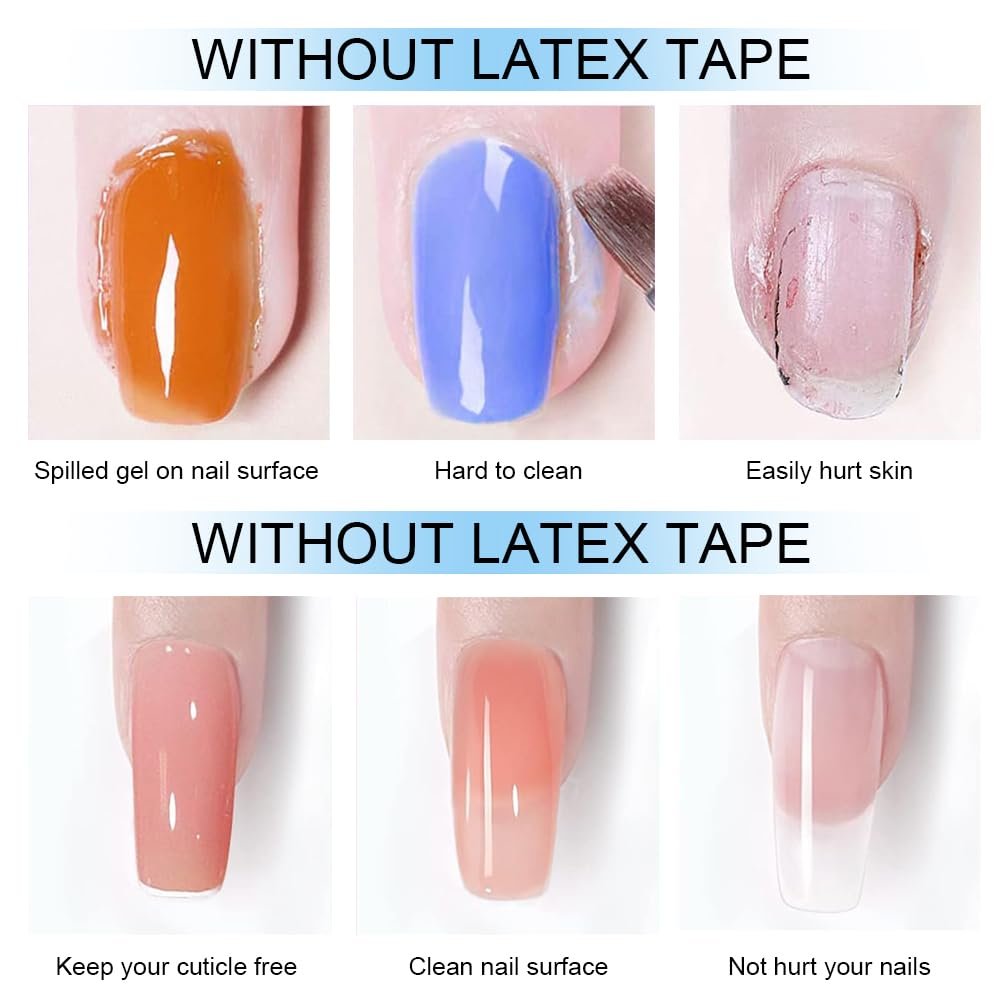 TWOING 15ml Liquid Latex for Nails - Peel Off Cuticle Protectors for Nail Polish, Skin Barrier Manicure, Art Liquid Latex Tape Protector Nail Cuticle Guard (Pack of 2) - görsel 7