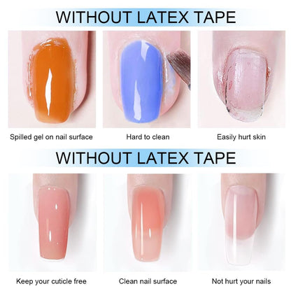 TWOING 15ml Liquid Latex for Nails - Peel Off Cuticle Protectors for Nail Polish, Skin Barrier Manicure, Art Liquid Latex Tape Protector Nail Cuticle Guard (Pack of 2)