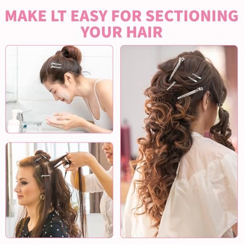 Mia Klein 60-Piece Metal Hair Clips Set – Silver Duckbill Clips in 3 Sizes with Storage Box for Styling, Roller Setting, Salon & DIY Crafts - görsel 12
