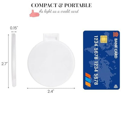 ZOOFOX 50-Piece Compact Mirror Bulk - Round Makeup Mirror for Purse, Mini Folding Mirror for Women Girls Travel Daily Use Avelisse