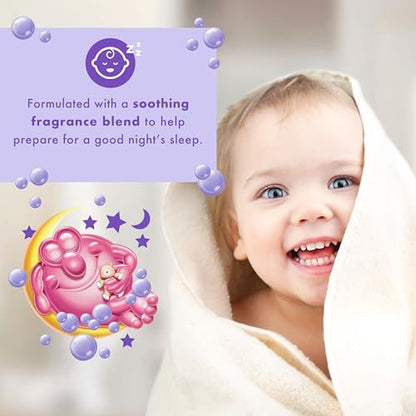 Mr. Bubble Calm and Sleep 3in1 Bubble Bath, Body Wash & Shampoo, 16 oz. (Pack of 4) - Gentle Lavender Scent Avelisse