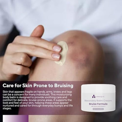 Arnique Arnica Bruise Cream Balm with Vitamin K – Intensive Moisturizing Formula for Seniors with Thin, Mature, Elderly Skin on Legs, Arms, Hands (4 oz) Avelisse