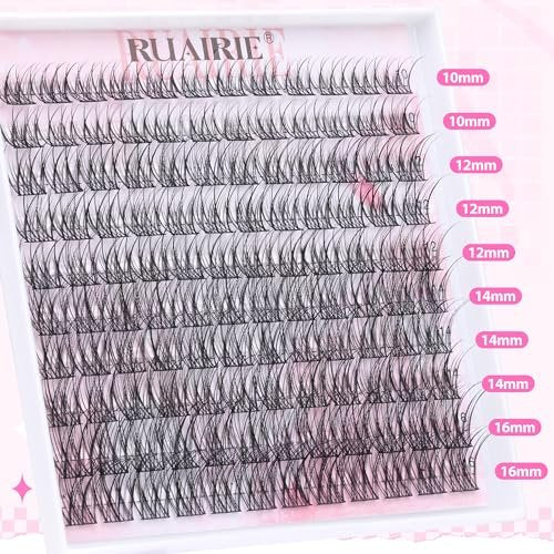 Ruairie Wispy Lash Clusters 120pcs Individual Eyelash Extensions - Natural Cotton False Lashes for DIY Salon Look - görsel 8