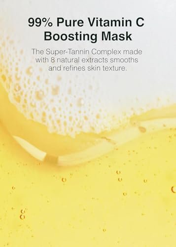 MISSHA Vita C All-In-One Bubble Foam Facial Cleanser - 6.76 fl oz (200ml) - Deep Pore Detox with 99% Pure Vitamin C, Korean Face Wash for Impurities, Makeup, Blackheads, Whiteheads Avelisse