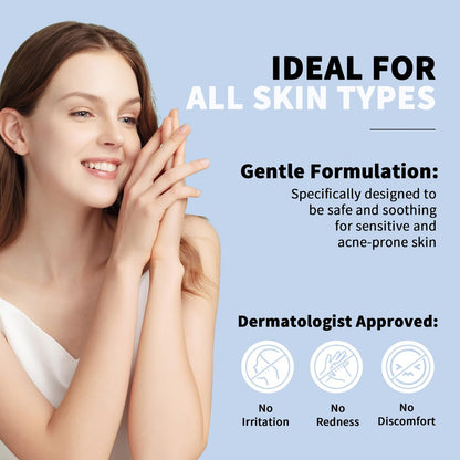 Skinsfairy Disposable Face Towels - Ultra Soft Biodegradable Dry Wipes, 50 Count Large 10x10'' Towelettes for Cleansing, Makeup Removal, Skincare, Sensitive Skin, Nursing, Travel
