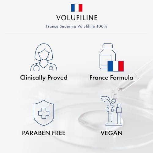 TOSOWOONG Volufiline Serum – 100% France Sederma Volufiline Concentrate for Plumping, Skin Firming, Glass Skin Glow – Face, Lip & Body – 11ml / 0.37 fl. oz. Avelisse