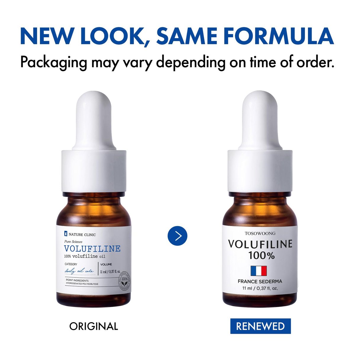 TOSOWOONG Volufiline Serum – 100% France Sederma Volufiline Concentrate for Plumping, Skin Firming, Glass Skin Glow – Face, Lip & Body – 11ml / 0.37 fl. oz. Avelisse