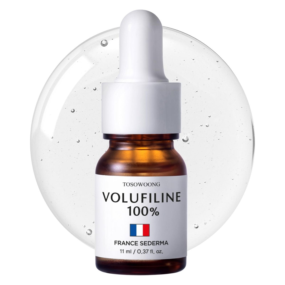 TOSOWOONG Volufiline Serum – 100% France Sederma Volufiline Concentrate for Plumping, Skin Firming, Glass Skin Glow – Face, Lip & Body – 11ml / 0.37 fl. oz. Avelisse