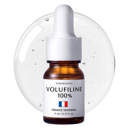 TOSOWOONG Volufiline Serum – 100% France Sederma Volufiline Concentrate for Plumping, Skin Firming, Glass Skin Glow – Face, Lip & Body – 11ml / 0.37 fl. oz. Avelisse
