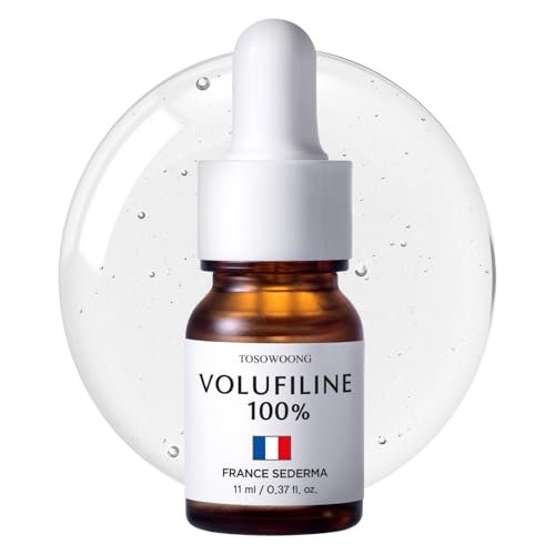 TOSOWOONG Volufiline Serum – 100% France Sederma Volufiline Concentrate for Plumping, Skin Firming, Glass Skin Glow – Face, Lip & Body – 11ml / 0.37 fl. oz. Avelisse