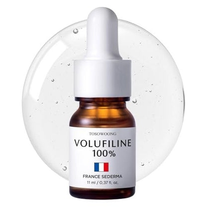 TOSOWOONG Volufiline Serum – 100% France Sederma Volufiline Concentrate for Plumping, Skin Firming, Glass Skin Glow – Face, Lip & Body – 11ml / 0.37 fl. oz. Avelisse