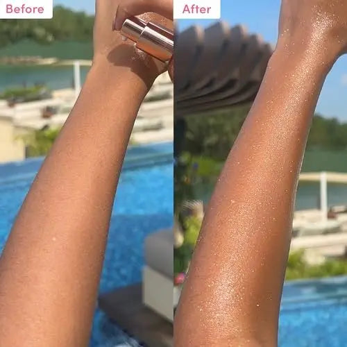 Coco & Eve Antioxidant Glow Shimmer Body Oil - Lightweight Skin Illuminator with Pearlescent Minerals, Natural Glitter, and Antioxidants for a Shimmering, Moisturized, Healthy Glow (3.38 Fl Oz) Avelisse