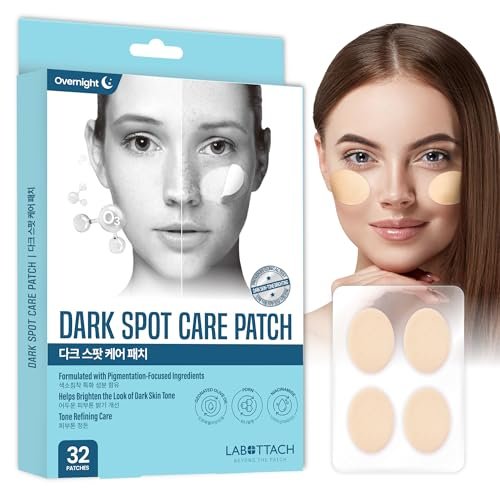 Labottach Dark Spot Care Patches – 32pcs Hydrogel Brightening Patch with Ozonated Olive Oil, Niacinamide, Alpha-Arbutin & PDRN Avelisse