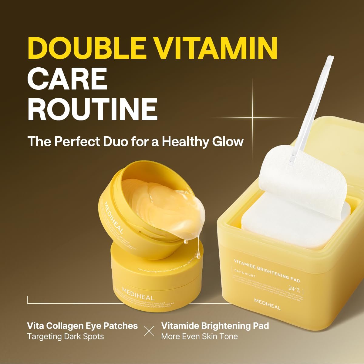 Mediheal Vita Collagen Under Eye Patches - Korean Hydrogel Eye Pads (60 Patches) with 7 Vitamins & 5 Micro Collagen, Moisturizing & Non-Irritating Eye Gel Mask, Sealing Cap Included - görsel 13