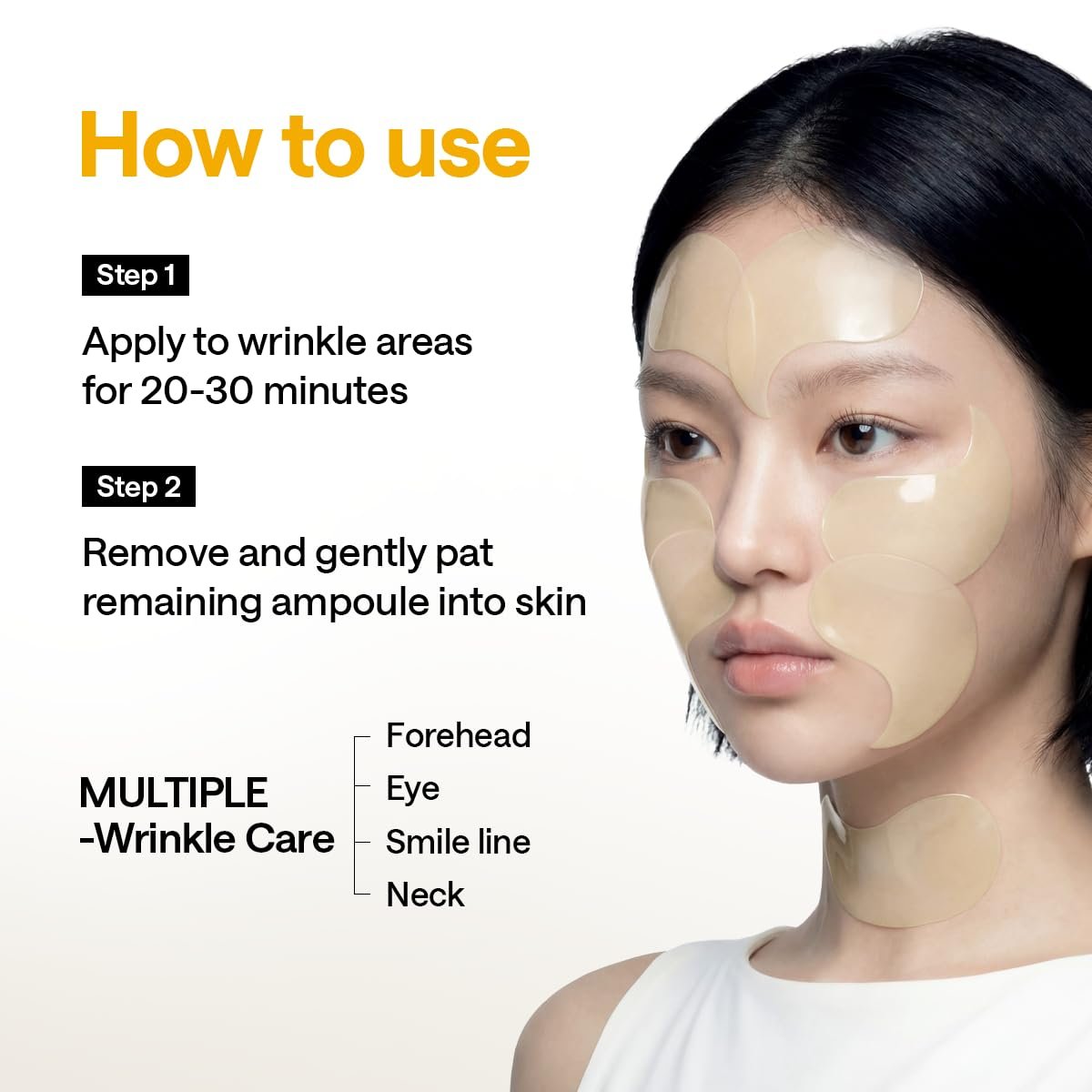 Mediheal Vita Collagen Under Eye Patches - Korean Hydrogel Eye Pads (60 Patches) with 7 Vitamins & 5 Micro Collagen, Moisturizing & Non-Irritating Eye Gel Mask, Sealing Cap Included - görsel 11
