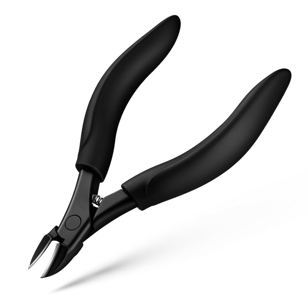 BEZOX Toe Nail Clippers for Thick Toenails – Raised Cutting Edge Ingrown Toenail Clippers, Ergonomic Design, Podiatrist Recommended – Black Avelisse