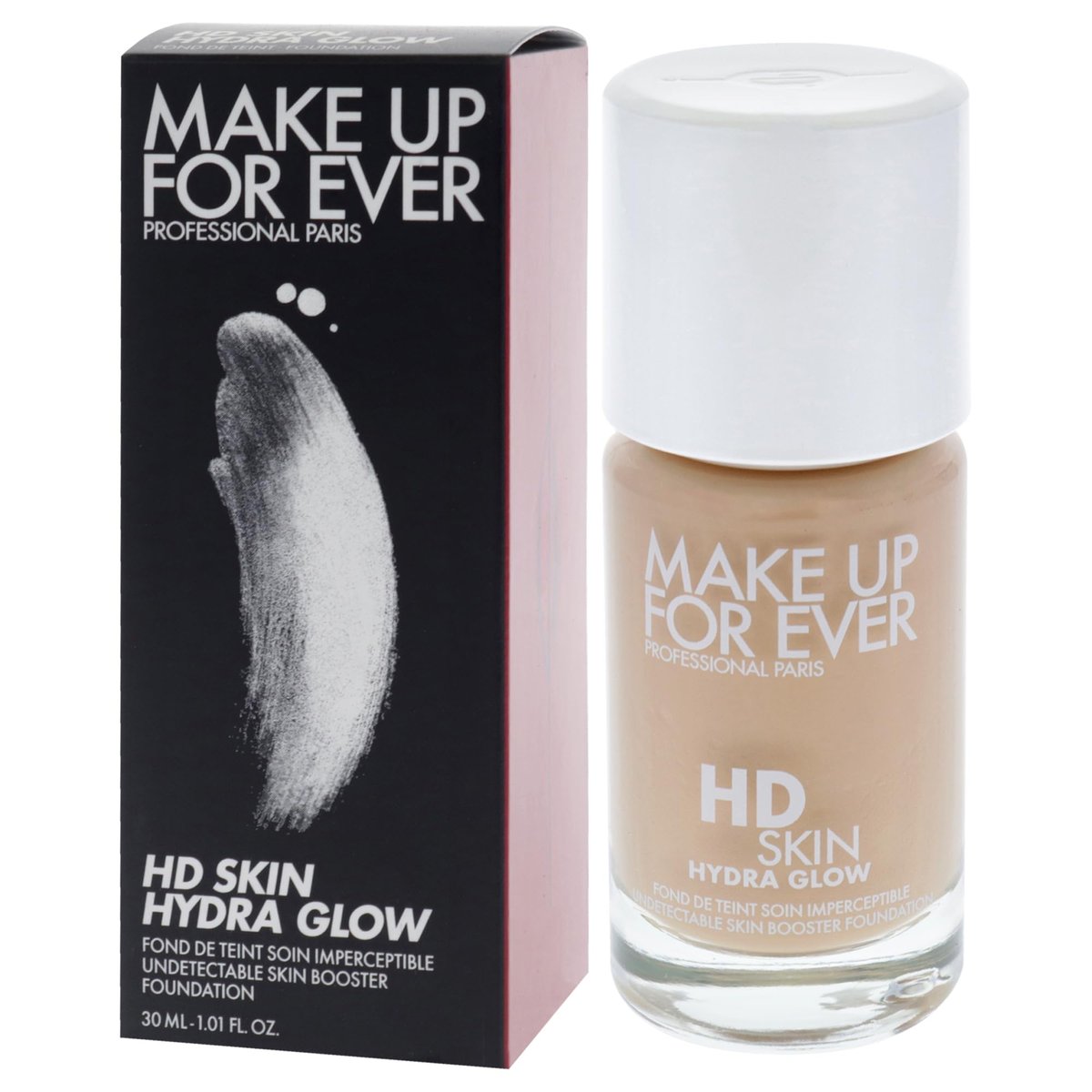 Make Up For Ever HD Skin Hydra Glow Foundation 2N22 Nude – 1 oz Radiant Liquid Foundation for Women Avelisse