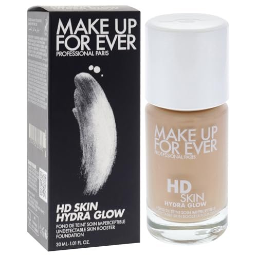 Make Up For Ever HD Skin Hydra Glow Foundation 2N22 Nude – 1 oz Radiant Liquid Foundation for Women Avelisse