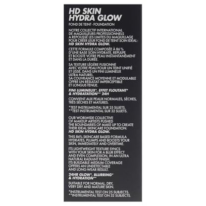 Make Up For Ever HD Skin Hydra Glow Foundation 2N22 Nude – 1 oz Radiant Liquid Foundation for Women Avelisse