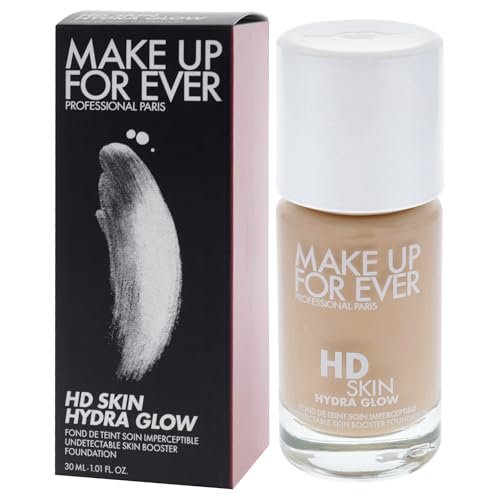 Make Up For Ever HD Skin Hydra Glow Foundation 2N22 Nude – 1 oz Radiant Liquid Foundation for Women Avelisse