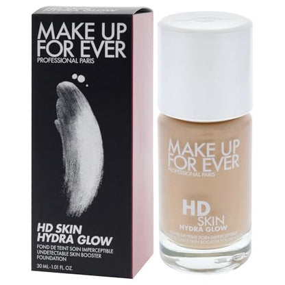 Make Up For Ever HD Skin Hydra Glow Foundation 2N22 Nude – 1 oz Radiant Liquid Foundation for Women Avelisse