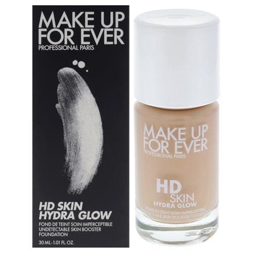 Make Up For Ever HD Skin Hydra Glow Foundation 2N22 Nude – 1 oz Radiant Liquid Foundation for Women Avelisse