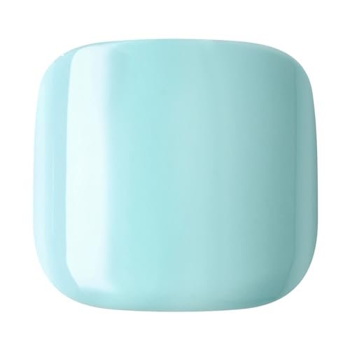 KISS Impress Color Toenails Press-On Nails - 24 Pcs Vivid Sky Blue Acrylic Toenails with Easy Peel & Press Application - görsel 8