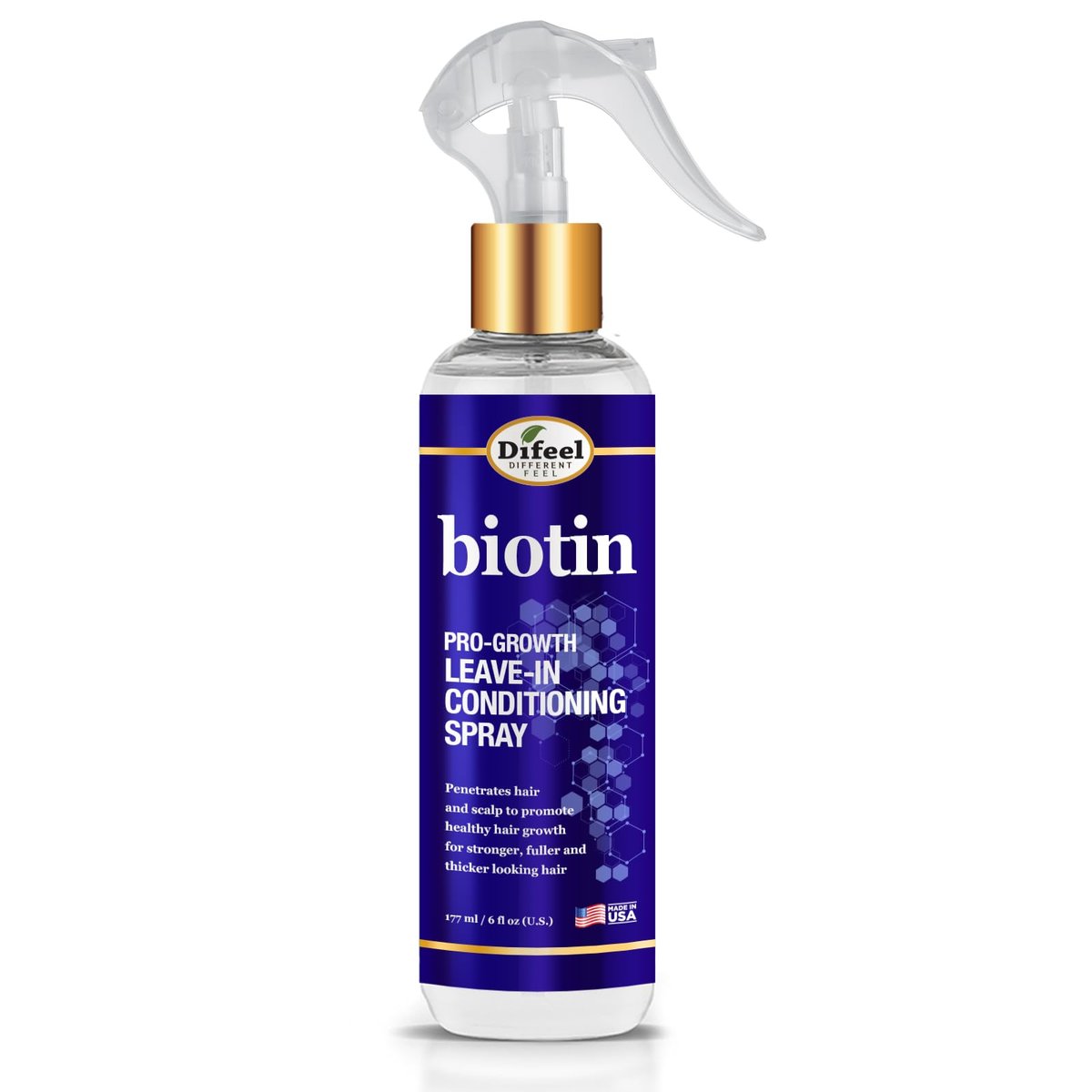 Difeel Elevated Biotin Pro-Growth Leave in Conditioning Spray 8 oz. - görsel 1