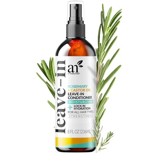 Artnaturals Rosemary & Castor Oil Leave-In Conditioner – 8 Fl Oz – Organic & Natural Ingredients for Damaged Hair, All Hair Types - görsel 2