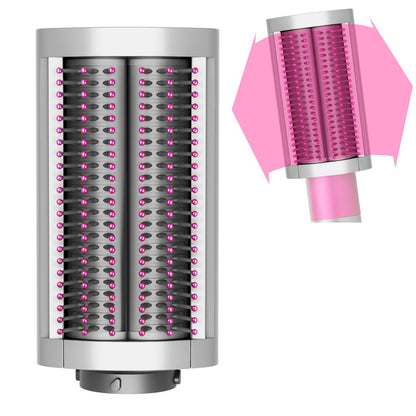 ZEPHBLOW Soft Smoothing Brush for Dyson Airwrap – Replacement Attachment for Fine Hair (Part No. 971891-05, Red)