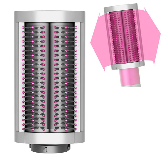 ZEPHBLOW Soft Smoothing Brush for Dyson Airwrap – Replacement Attachment for Fine Hair (Part No. 971891-05, Red)