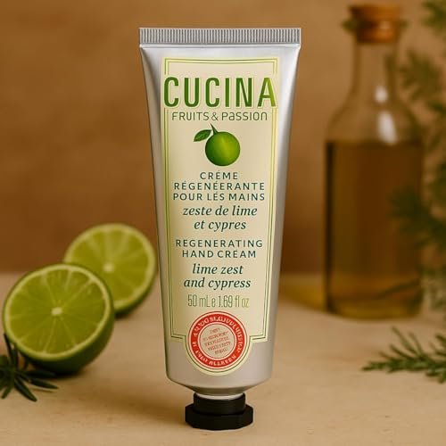 Cucina 6 Pack Regenerating Hand Cream Fruits & Passion Travel Size Set | Coriander Olive Tree, Lime Zest Cypress, Sea Salt Amalfi Lemon - görsel 12