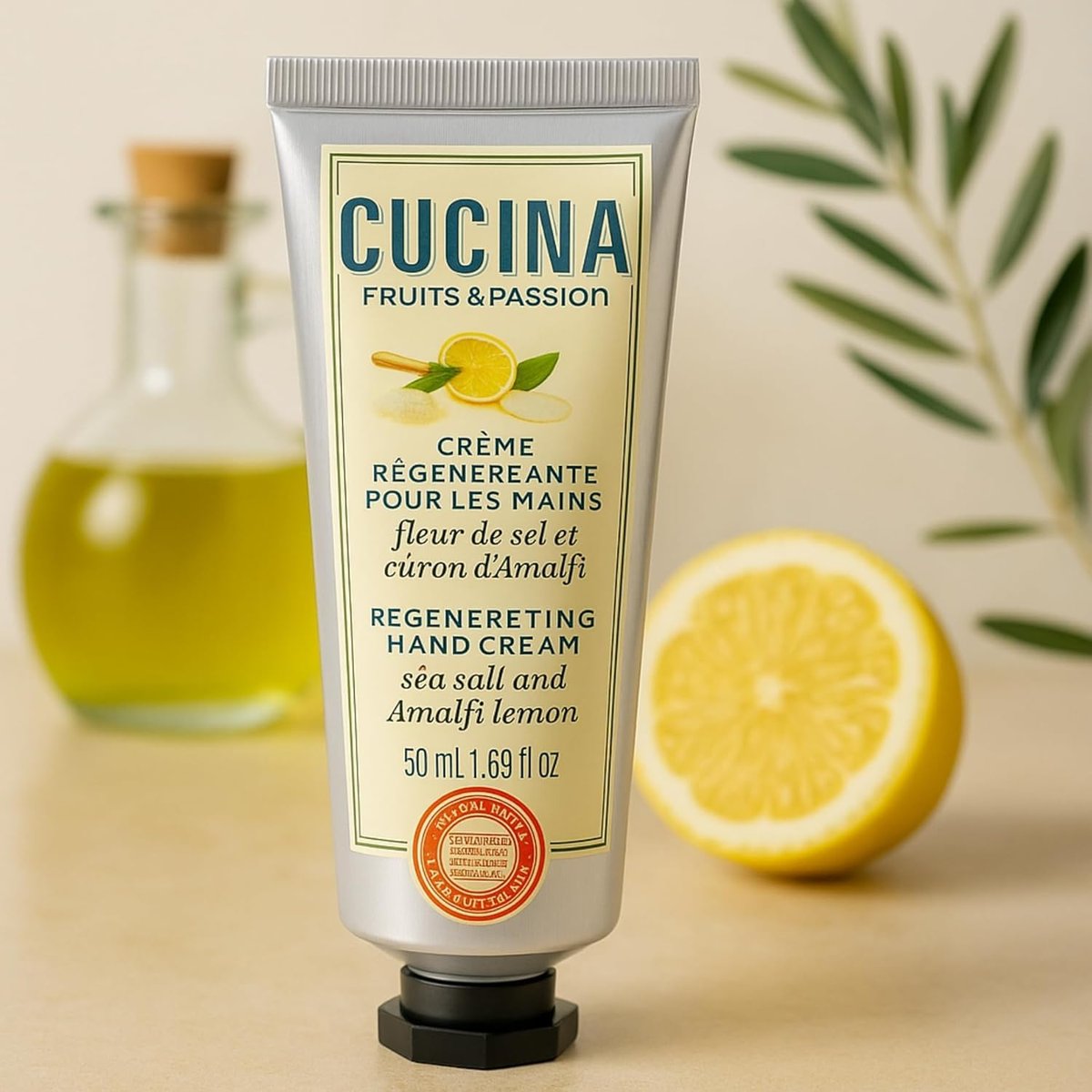 Cucina 6 Pack Regenerating Hand Cream Fruits & Passion Travel Size Set | Coriander Olive Tree, Lime Zest Cypress, Sea Salt Amalfi Lemon - görsel 13