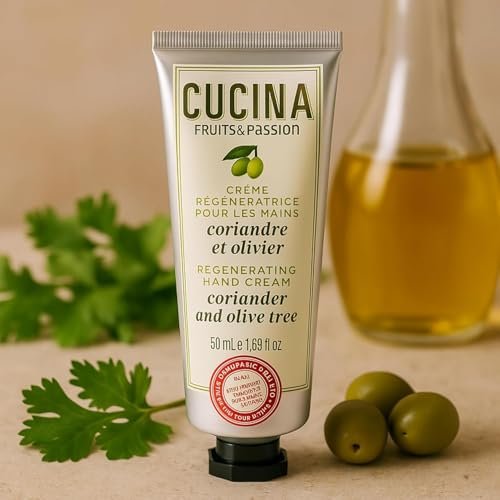 Cucina 6 Pack Regenerating Hand Cream Fruits & Passion Travel Size Set | Coriander Olive Tree, Lime Zest Cypress, Sea Salt Amalfi Lemon - görsel 10