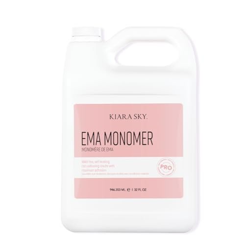 Kiara Sky EMA Monomer 32 Fl Oz - Professional Acrylic Nail Liquid for Flawless Acrylic Nails Avelisse