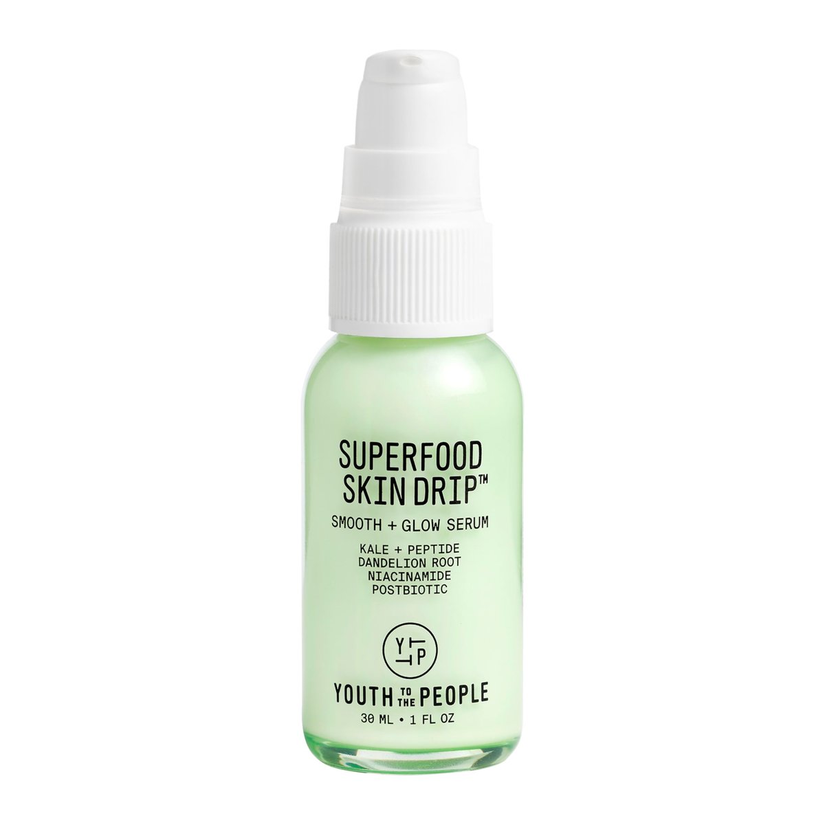 Youth To The People Superfood Skin Drip Glow Barrier Serum - Peptides + Niacinamide - Strengthen, Even Tone, Smooth Texture - Dewy Primer - Vegan - 1 fl oz Avelisse
