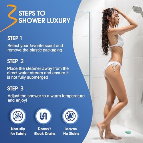 ZenBombs Shower Steamers – 18 Pack Organic Aromatherapy Shower Bombs for Relaxation, Stress Relief & Self-Care – Natural Fragrances, Ideal Gift for Women and Men Avelisse