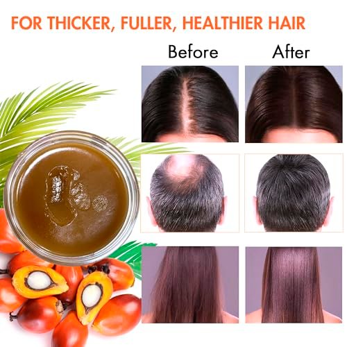 MISICH Raw Batana Oil for Hair Growth - 100% Natural Pure Botana Oil Paste from Honduras, Unrefined Organic Batana Hair Mask for Preventing Hair Loss, Enhances Thickness for Men & Women, 5.3 oz - görsel 7